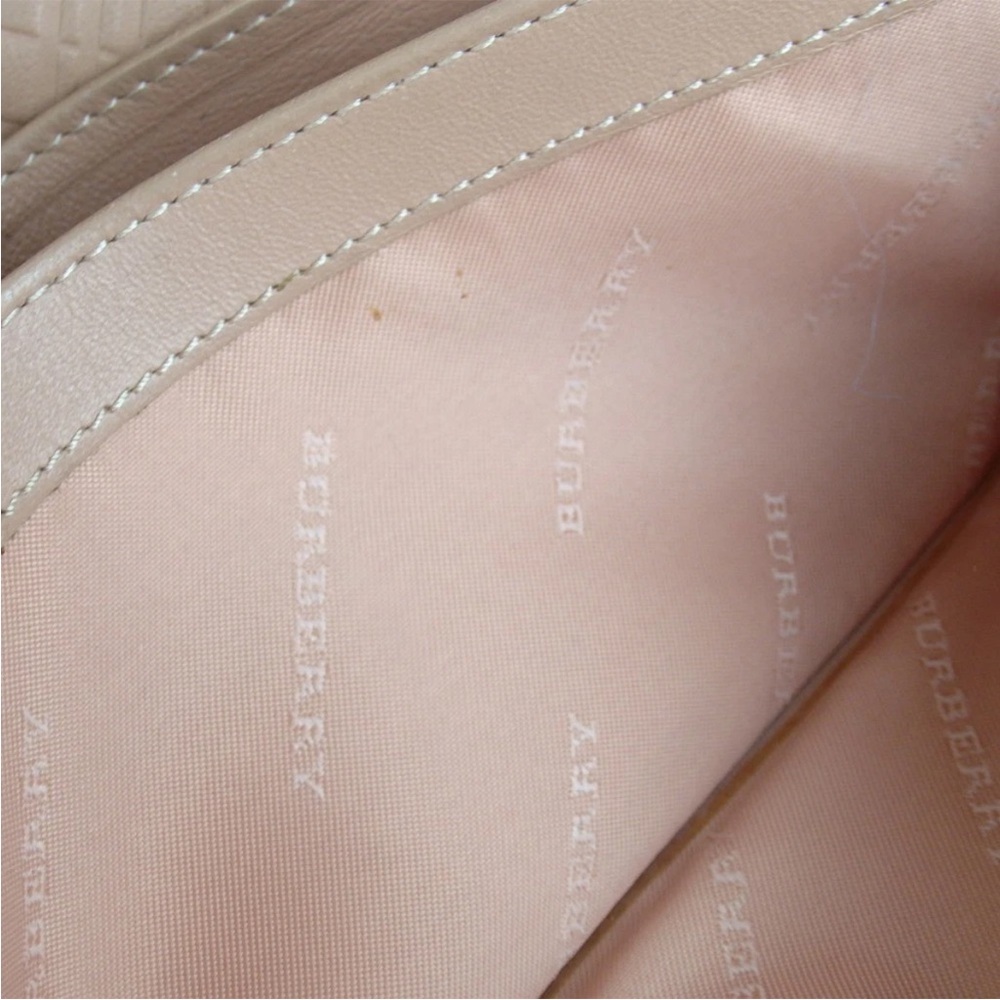 Burberry Peach Leather Wallet full inclusion - Picture 6 of 6